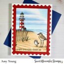 Sweet November Stamps, clear stamp, Sea Birds