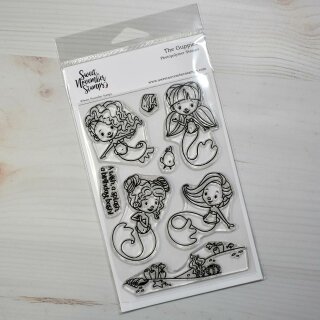 Sweet November Stamps, clear stamp, The Guppies