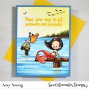 Sweet November Stamps, clear stamp, The Guppies