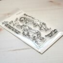 Sweet November Stamps, clear stamp, Mermaid hair