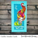 Sweet November Stamps, clear stamp, Mermaid hair