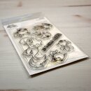 Sweet November Stamps, clear stamp, Goldie