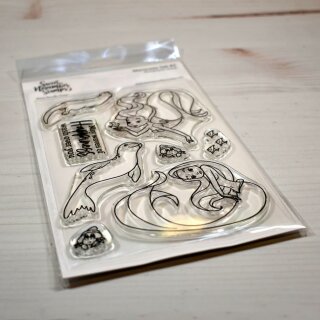 Sweet November Stamps, clear stamp, Mermees Set #2