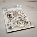 Sweet November Stamps, clear stamp, Mermees Set #2