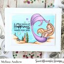 Sweet November Stamps, clear stamp, Mermees Set #2