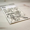 Sweet November Stamps, clear stamp, Mermees Set #1
