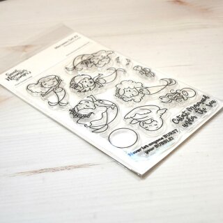 Sweet November Stamps, clear stamp, Merwees Set #2