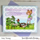 Sweet November Stamps, clear stamp, Horizon lines: Spring...
