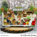 Sweet November Stamps, clear stamp, Simple Room Christmas Add-On
