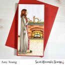 Sweet November Stamps, clear stamp, Simple Room Christmas Add-On