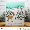 Sweet November Stamps, clear stamp, Horizon Lines: Winter...