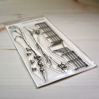 Sweet November Stamps, clear stamp, Horizon Lines:...