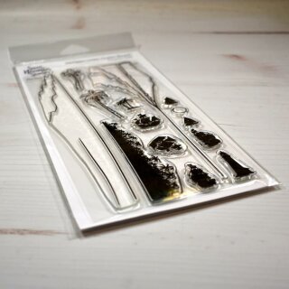 Sweet November Stamps, clear stamp, Horizon Lines: Ocean...
