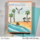 Sweet November Stamps, clear stamp, Horizon Lines: Ocean Beach