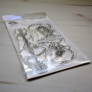 Sweet November Stamps, clear stamp, Horizon lines:...