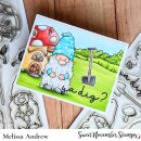 Sweet November Stamps, clear stamp, Horizon Lines: Spring