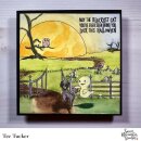 Sweet November Stamps, clear stamp, Midnights Halloween Adventures