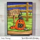 Sweet November Stamps, clear stamp, Midnights Halloween Adventures