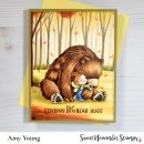 Sweet November Stamps, clear stamp, Sending Big Bear Hugs
