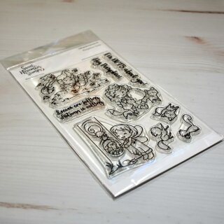 Sweet November Stamps, clear stamp, Falling into Fairwees #2