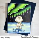 Sweet November Stamps, clear stamp, Baby Bominable