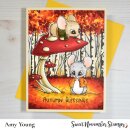Sweet November Stamps, clear stamp, Harvest Wishes
