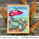 Sweet November Stamps, clear stamp, Harvest Wishes