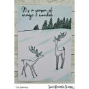 Sweet November Stamps, clear stamp, Elegant Reindeer