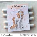 Sweet November Stamps, clear stamp, I Believe in You