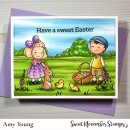 Sweet November Stamps, clear stamp, Sweet Easter