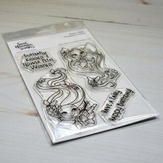 Sweet November Stamps, clear stamp, Fairy Hair