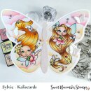 Sweet November Stamps, clear stamp, Fairy Hair
