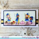 Sweet November Stamps, clear stamp, Sweet Christmas Fairies