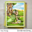 Sweet November Stamps, clear stamp, Spring Fairies