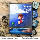 Sweet November Stamps, clear stamp, Fairwees Make a Splash