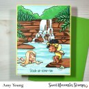 Sweet November Stamps, clear stamp, Fairwees Make a Splash