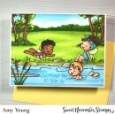 Sweet November Stamps, clear stamp, Fairwees Make a Splash