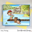 Sweet November Stamps, clear stamp, Fairwees Make a Splash
