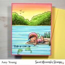 Sweet November Stamps, clear stamp, Fairwees Make a Splash