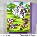 Sweet November Stamps, clear stamp, A Fairwee Summer Picnic