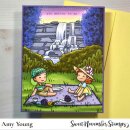 Sweet November Stamps, clear stamp, A Fairwee Summer Picnic