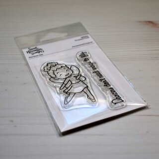 Sweet November Stamps, clear stamp, Balla-wee-na: Misty