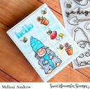 Sweet November Stamps, clear stamp, Gneal and Gnorah