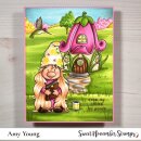 Sweet November Stamps, clear stamp, Gned and Gnina