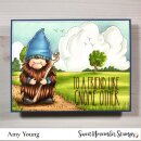 Sweet November Stamps, clear stamp, Gned and Gnina