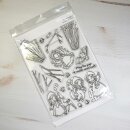 Sweet November Stamps, clear stamp, Snow Angels