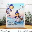 Sweet November Stamps, clear stamp, Snow Angels