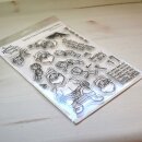 Sweet November Stamps, clear stamp, Santa Claus is Coming...