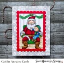 Sweet November Stamps, clear stamp, Santa Claus is Coming to Town