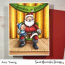 Sweet November Stamps, clear stamp, Santa Claus is Coming to Town